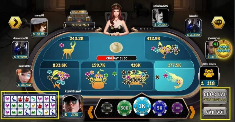 Tìm hiểu về trò chơi game bầu cua tôm cá bet88 hiện nay